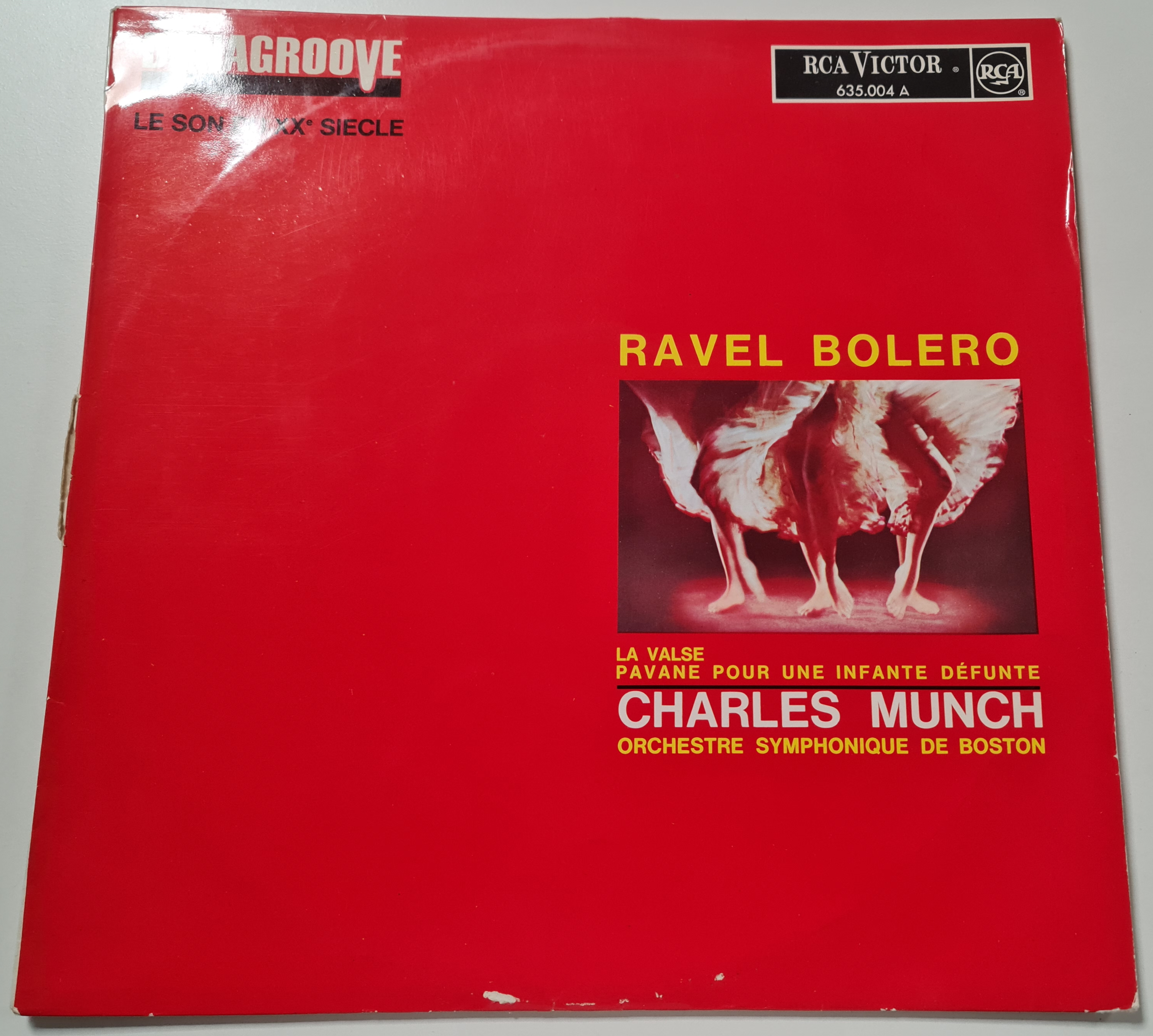 (Occasion) - Ravel, Charles Munch , Orchestre Symphonique De Boston–Bolero - La Valse - Pavane Pour Une Infante Défunte [Vinyle 33Tours]