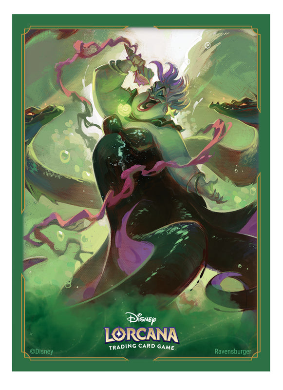 Disney Lorcana JCC : L'île d’Archazia - Pack de 65 Protèges-cartes Ursula