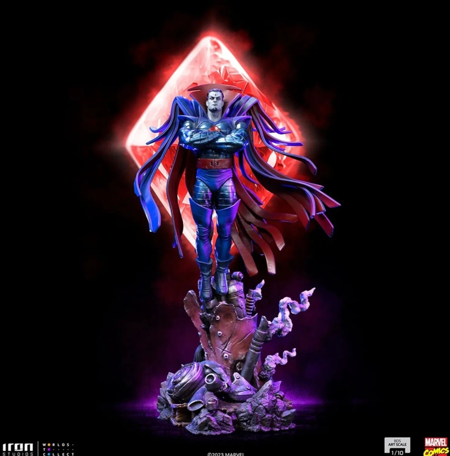 Iron Studios - BDS Arts Scale 1/10 - Marvel - X-Men Marvel Comics - Mr Sinister Statue 36cm - flash vidéo