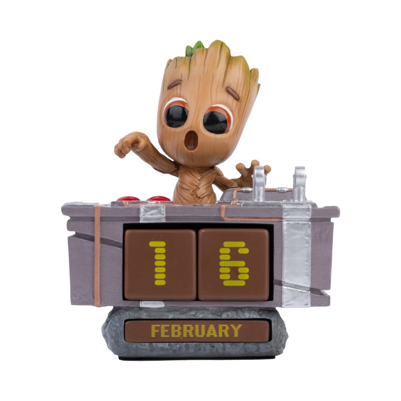 Marvel - Calendrier Perpétuel 3D "Groot Bouton de la Mort"