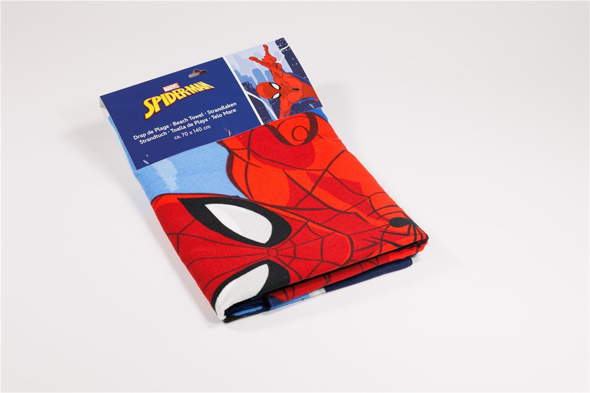 Marvel - Serviette de plage en polyester "Spider-Man" (140x70cm)