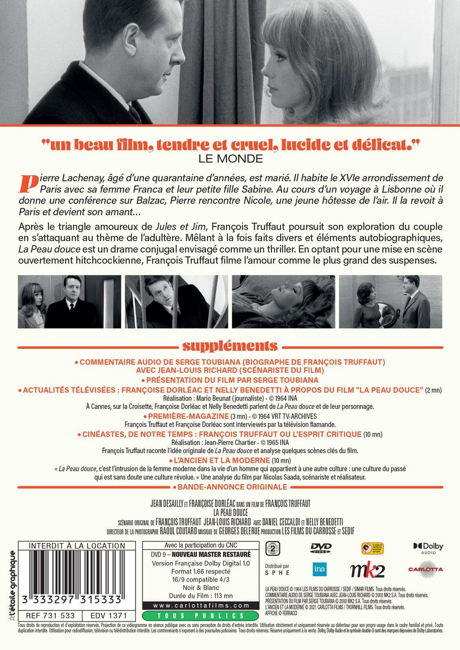 La Peau douce [DVD]