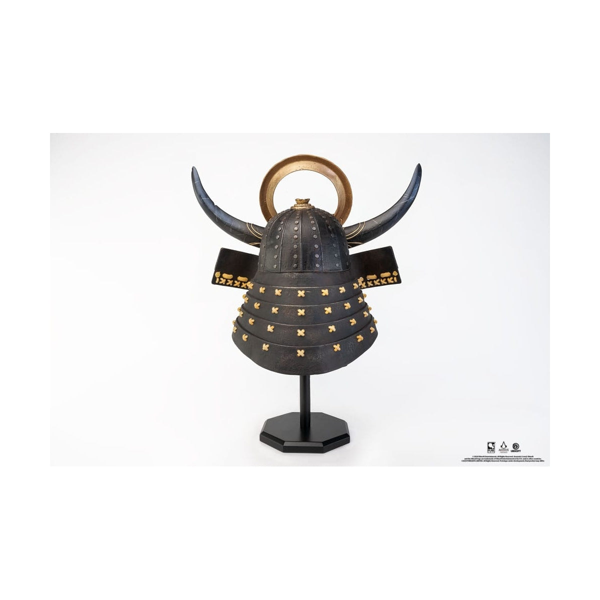 PureArts - 1:1 Scale Replica - Assassin's Creed Shadows - Réplique du Casque de Yasuke 63cm - flash vidéo