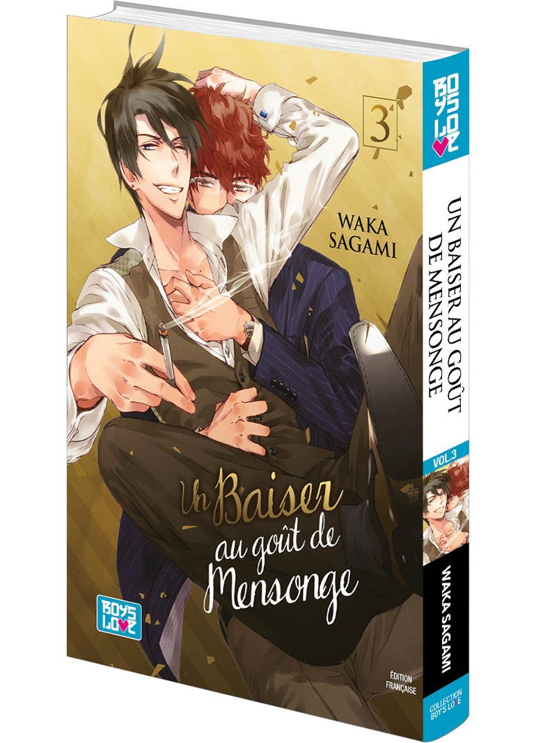 Un Baiser au goût de Mensonge - Tome 03 - Livre (Manga) - Yaoi