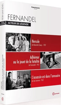 Fernandel - Acteur de légende : Hercule + Adhémar ou le jouet de la fatalité + L'assassin est dans l'annuaire [DVD]