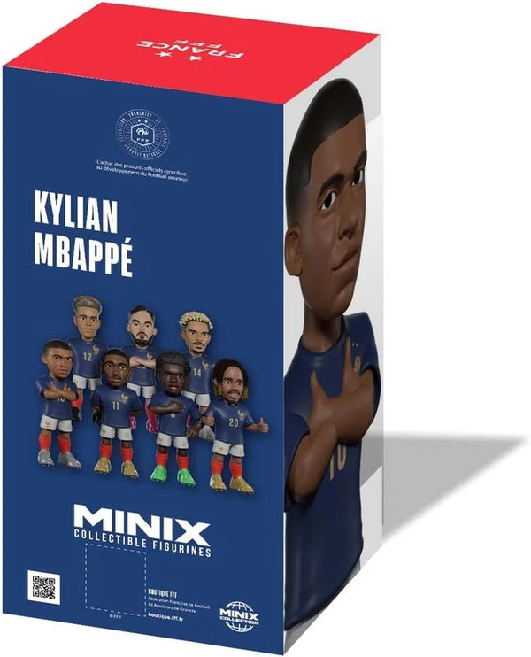 Minix - Football Stars - Coupe du Monde #101 - France - Mbappé - Figurine PVC 12 cm