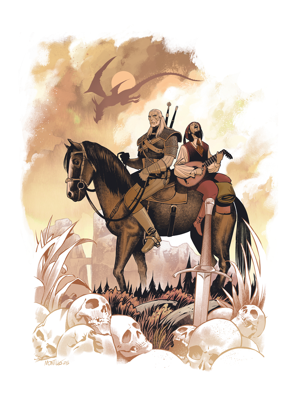 Good Loot - The Witcher 3: Wild Hunt - Puzzle "10 Years of Killing Monsters" 10 x 500pcs