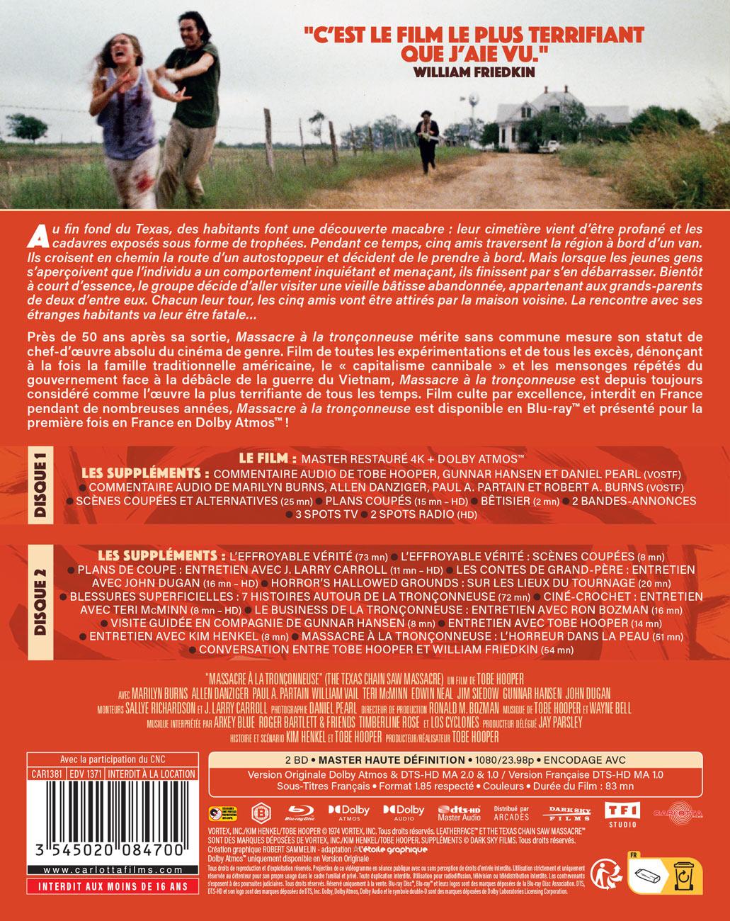 Massacre à la tronçonneuse [Blu-ray]