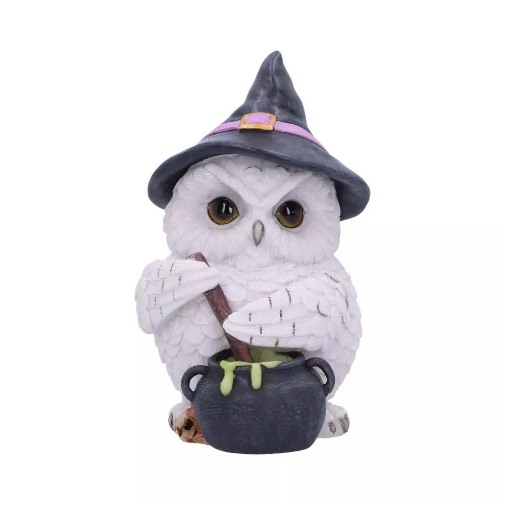 Figurine de collection Hibou faisant une potion 17.5cm - flash vidéo
