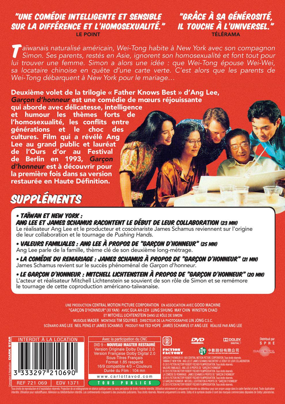 Garçon d'honneur [DVD]