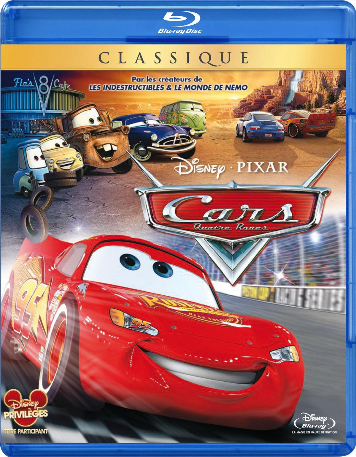 Cars, Quatre roues [Blu-ray]