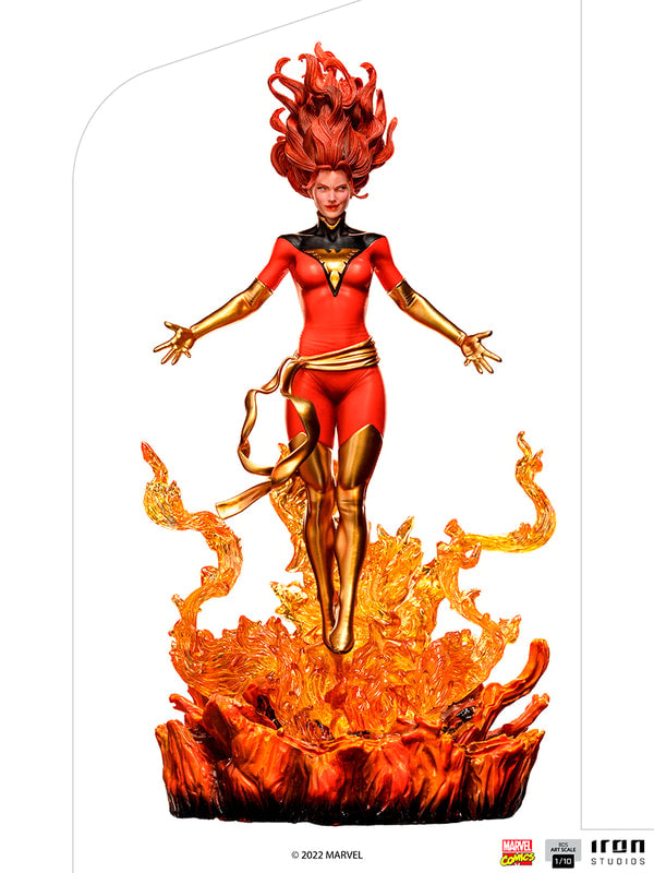 Iron Studios - BDS Arts Scale 1/10 - Marvel - X-Men Marvel Comics - Phoenix Statue 31cm - flash vidéo