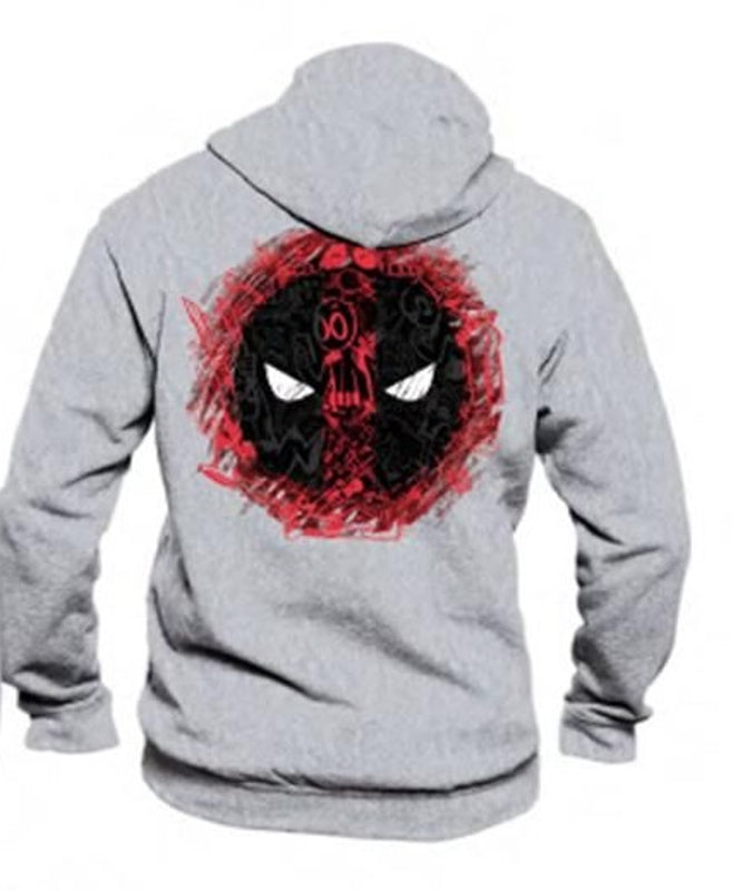 Marvel - Deadpool Logo Grey Men's Sweat Hoodie - XL