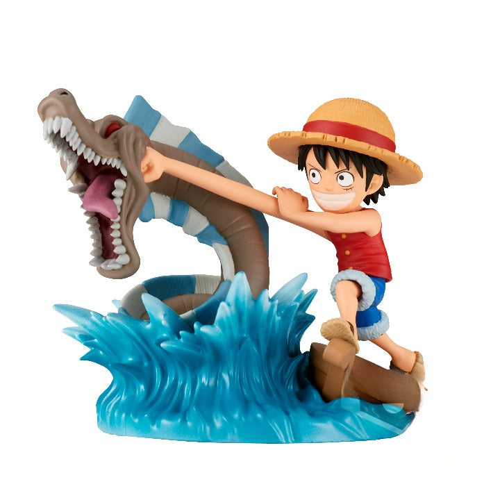One Piece WCF - Log Stories - Monkey D. Luffy Vs Local Sea Monster 7cm - flash vidéo