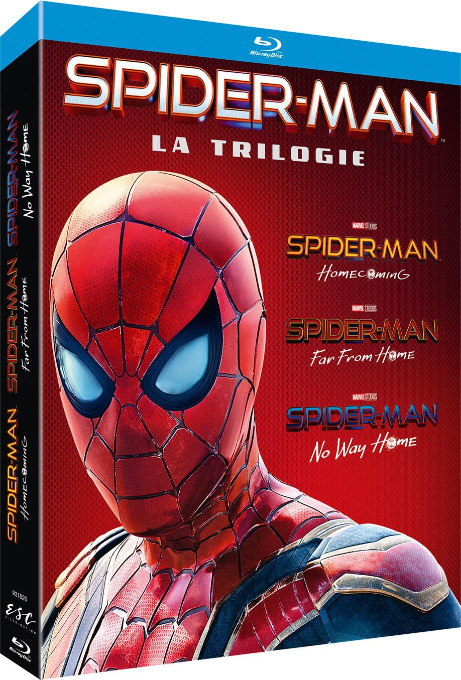 Spider-Man : Homecoming + Far from Home + No Way Home [Blu-ray]