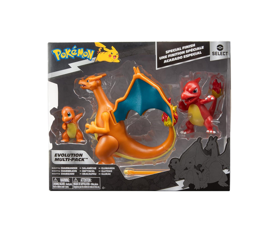 Pokémon - Evolution Multi-Pack - Pack Salamèche, Reptincel et Dracaufeu