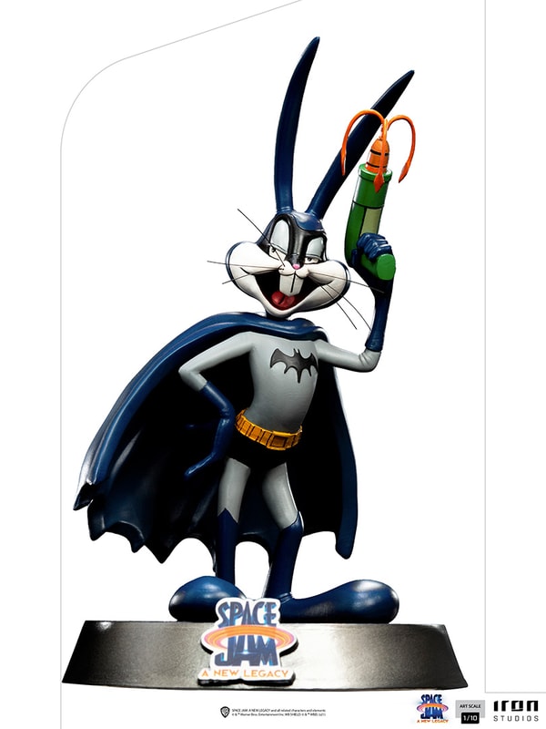 Iron Studios - Arts Scale 1/10 - Space Jam: A New Legacy - Bugs Bunny (Batman Version) Statue 19cm