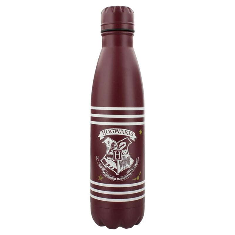 Harry Potter (écusson et rayures) Bouteille d'Eau en Métal 550 ml