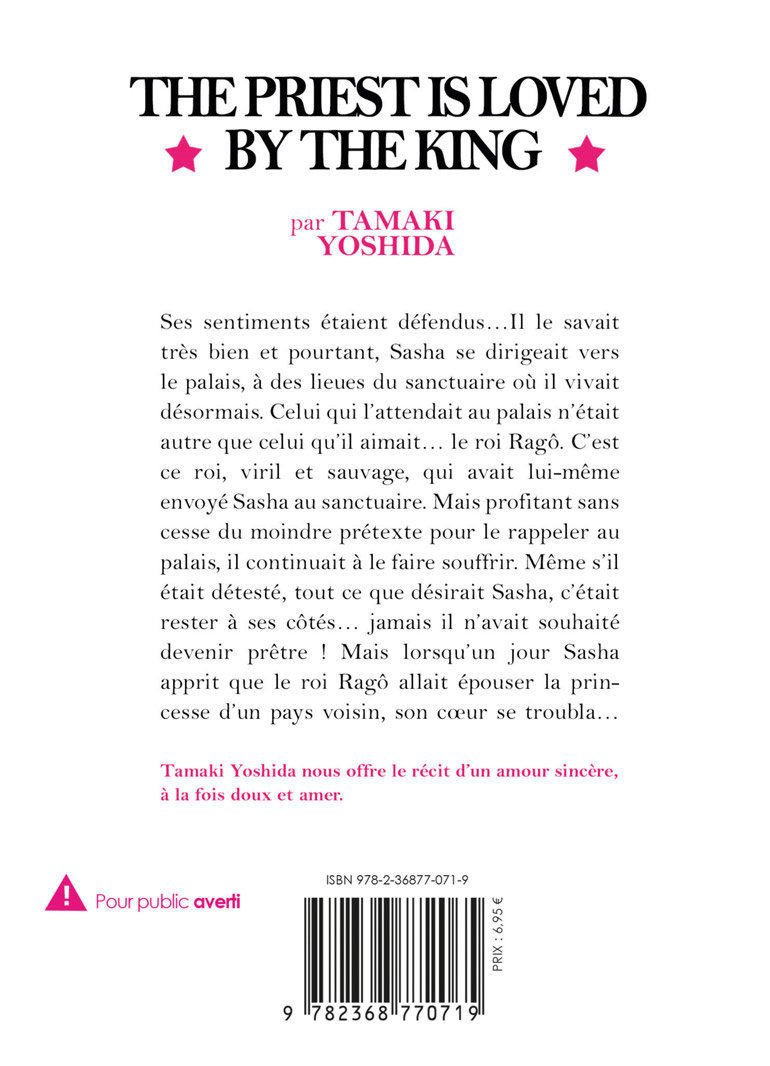 The priest is loved by the king - The Priest Tome 1 - Livre (Roman)