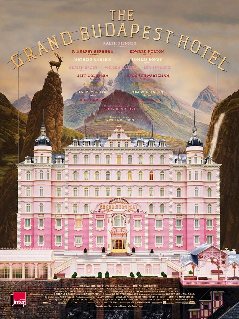 The Grand budapest hotel [DVD à la location]