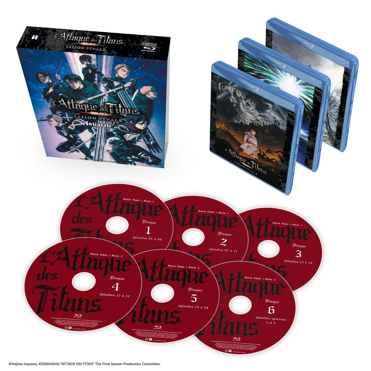 L'Attaque des Titans - Saison finale intégrale [Blu-ray]