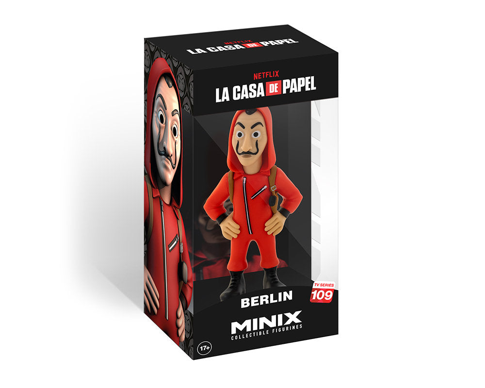 Minix - TV Series #109 - La Casa de Papel - Berlin avec masque - Figurines PVC 12 cm