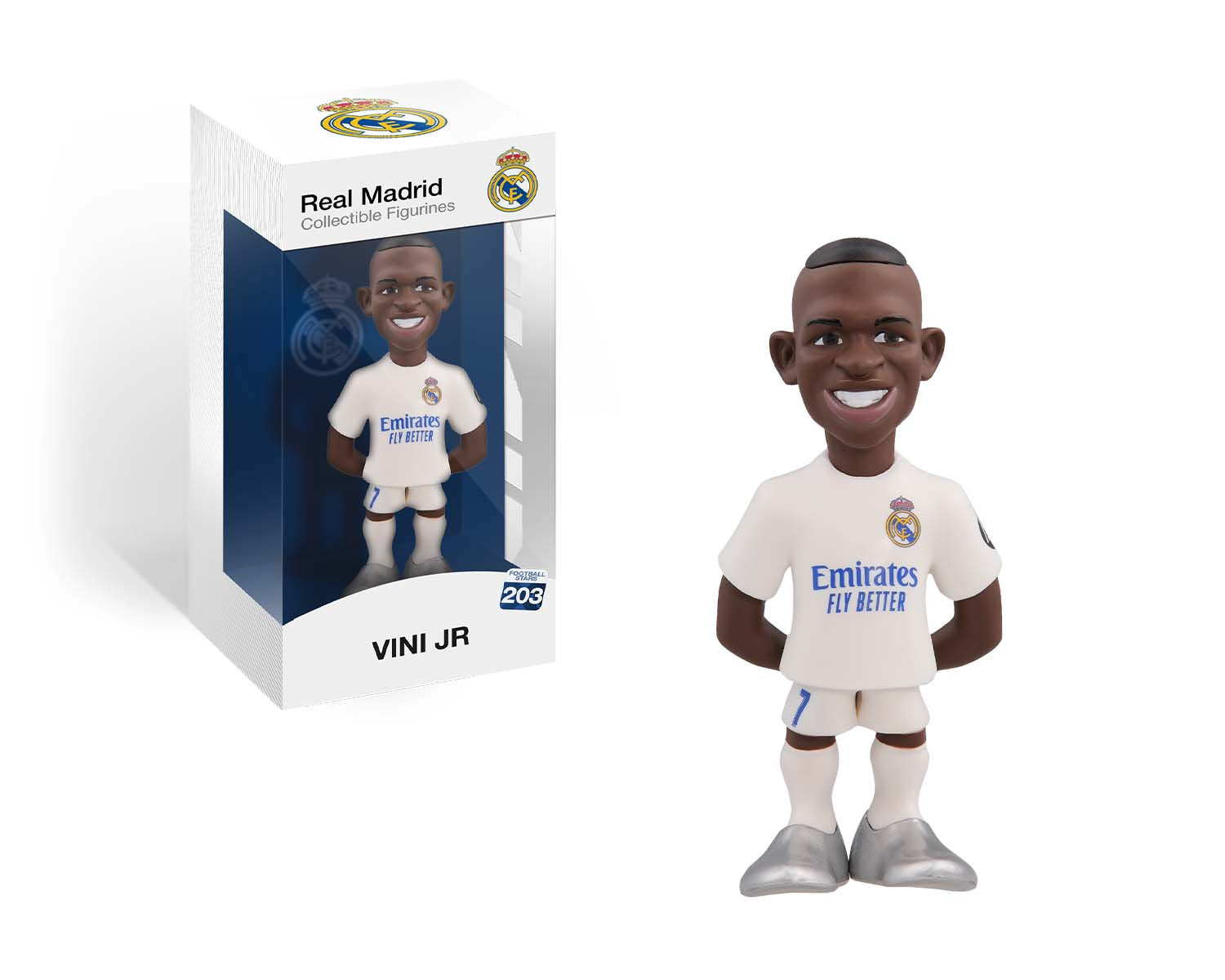 Minix - Football Stars #203 - Real Madrid - Vinicius JR - Figurines PVC 12 cm