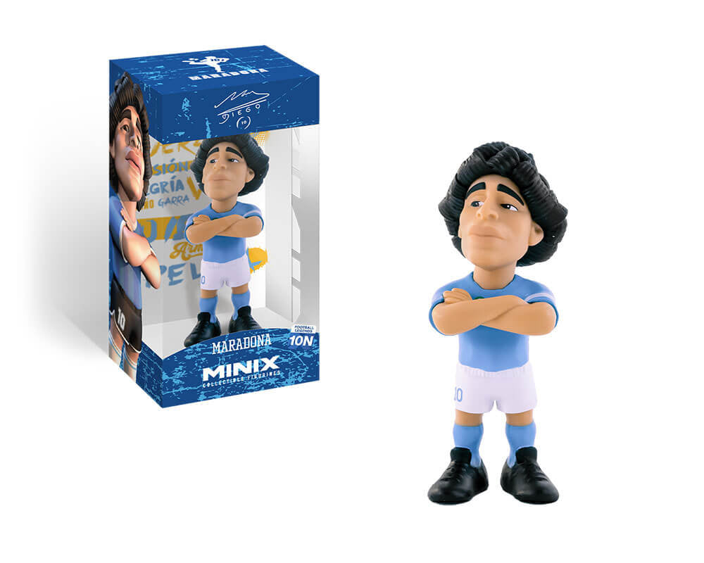 Minix - Football Legends #10N - Maradona Napoli - Figurines PVC 12 cm