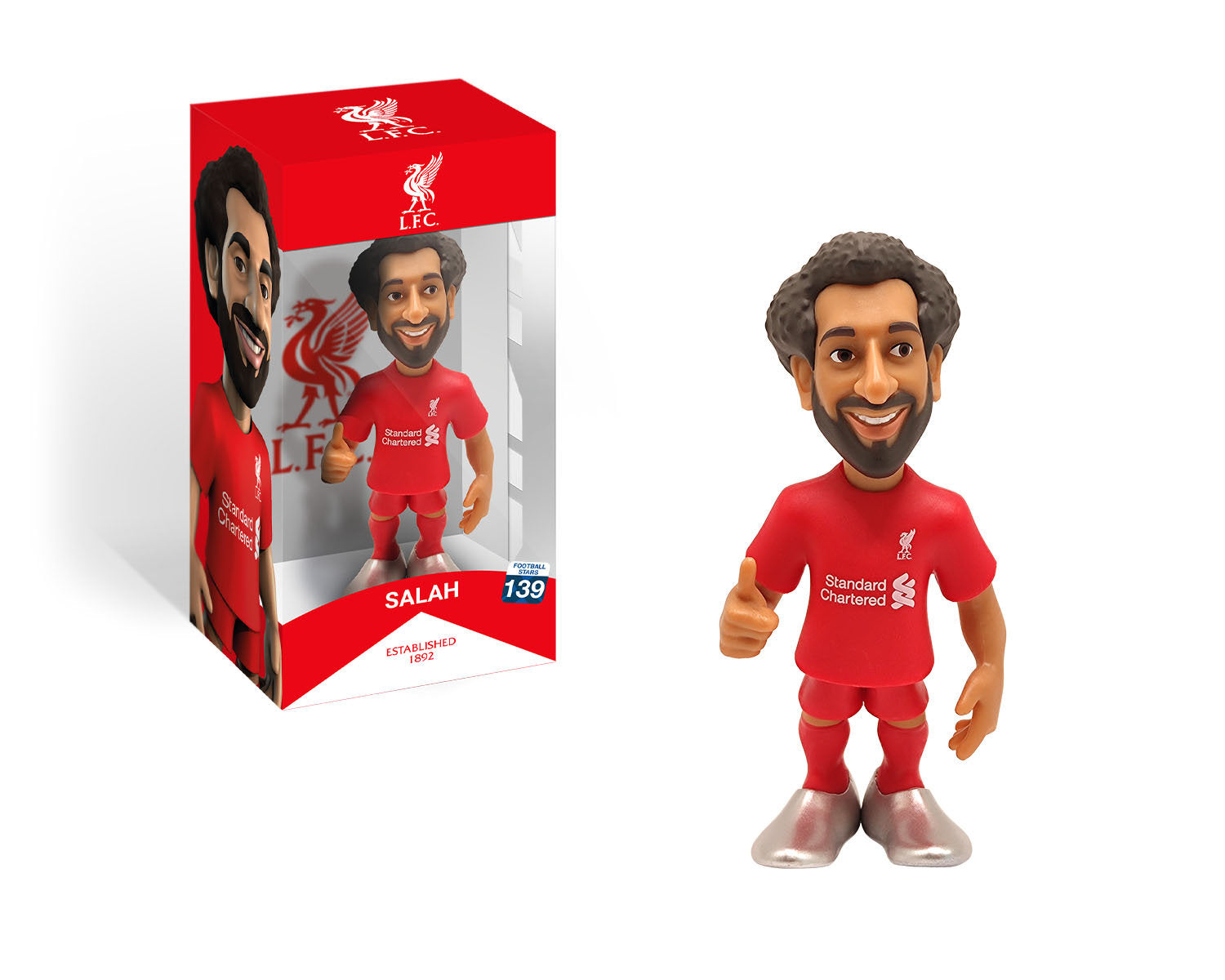 Minix - Football Stars #139 - Liverpool - Salah 11 - Figurines PVC 12 cm
