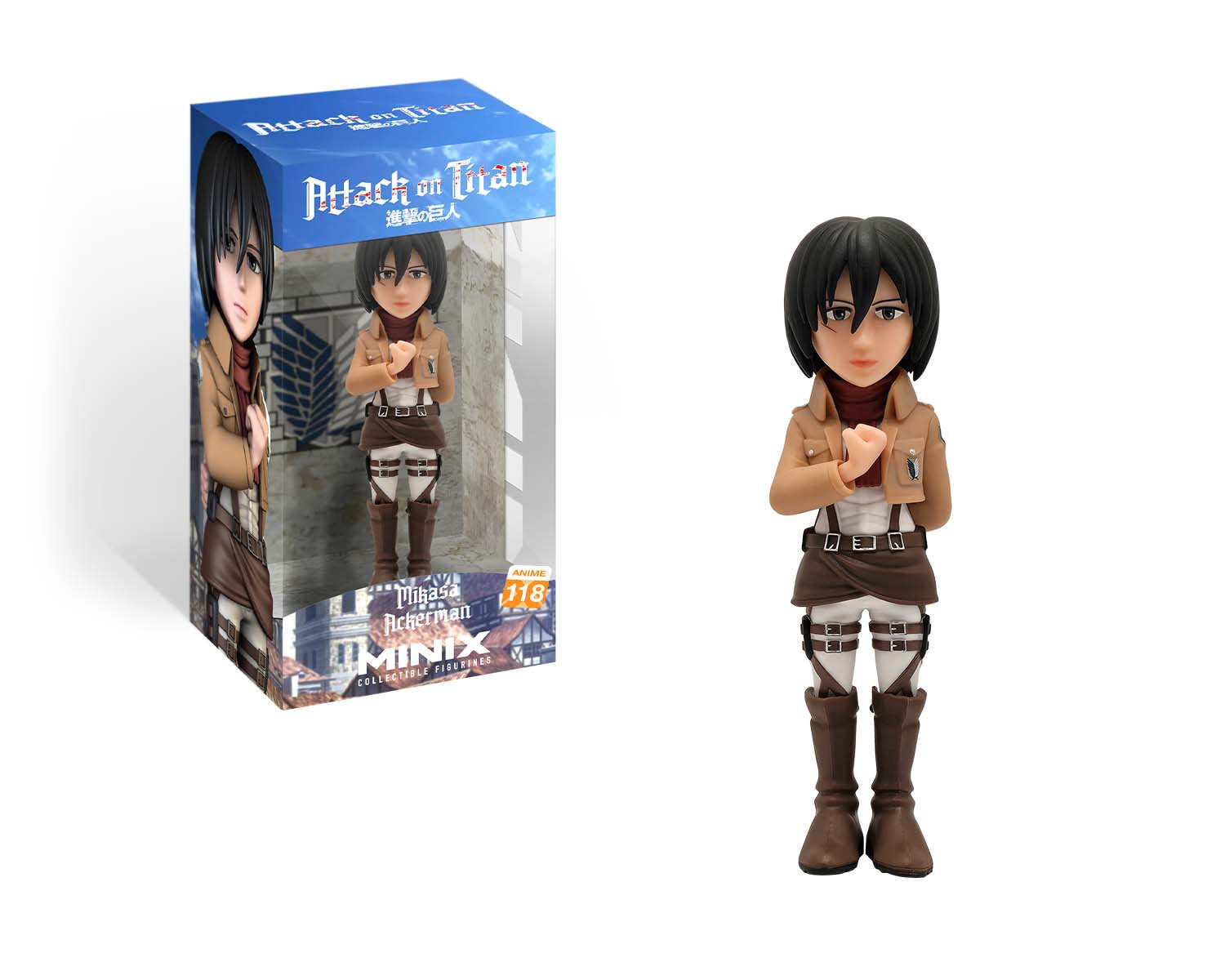 Minix - Anime #118 - Attaque des Titans - Mikasa Ackerman - Figurines PVC 12 cm