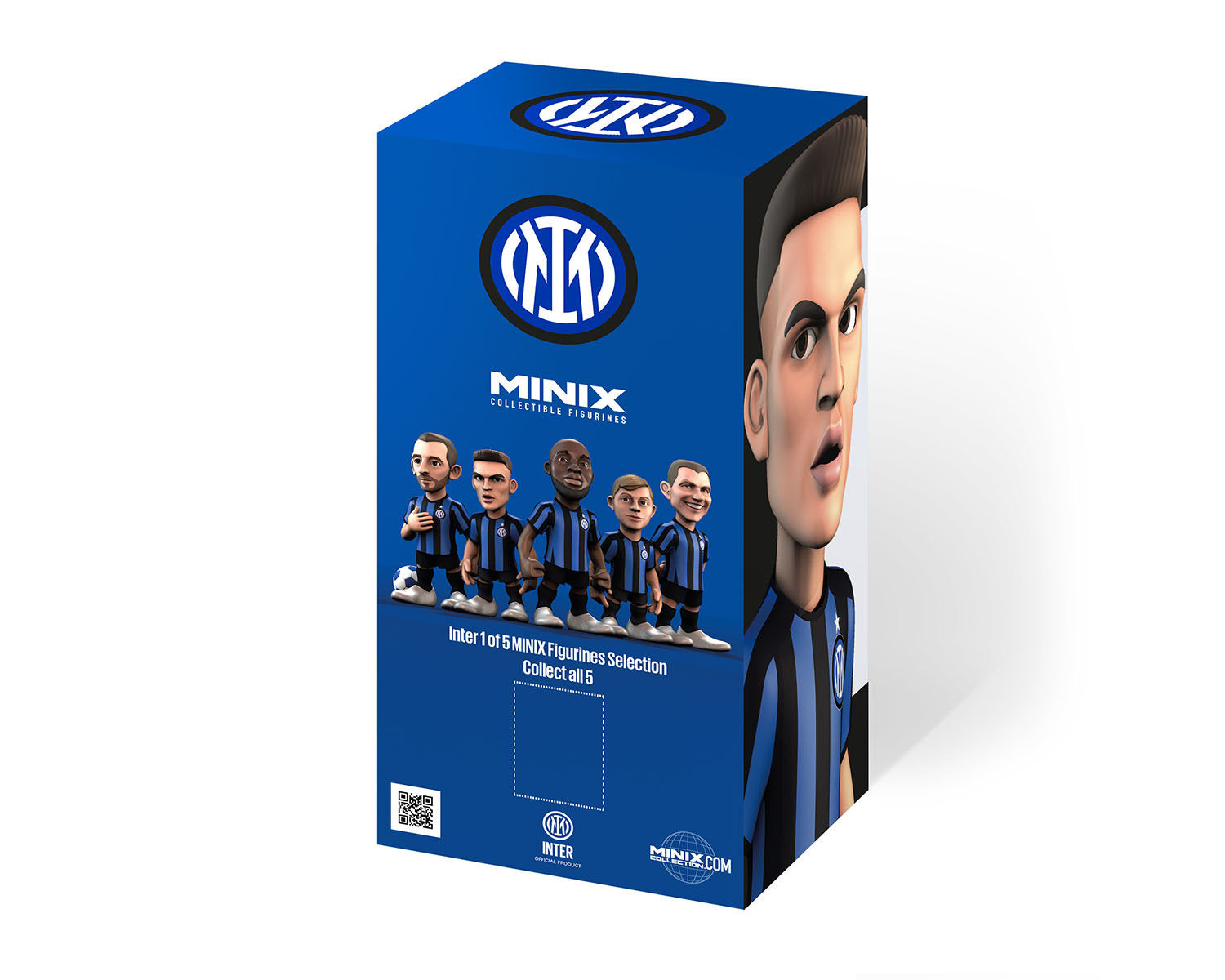 Minix - Football Stars #122 - Inter Milan - Lautaro 10 - Figurines PVC 12 cm