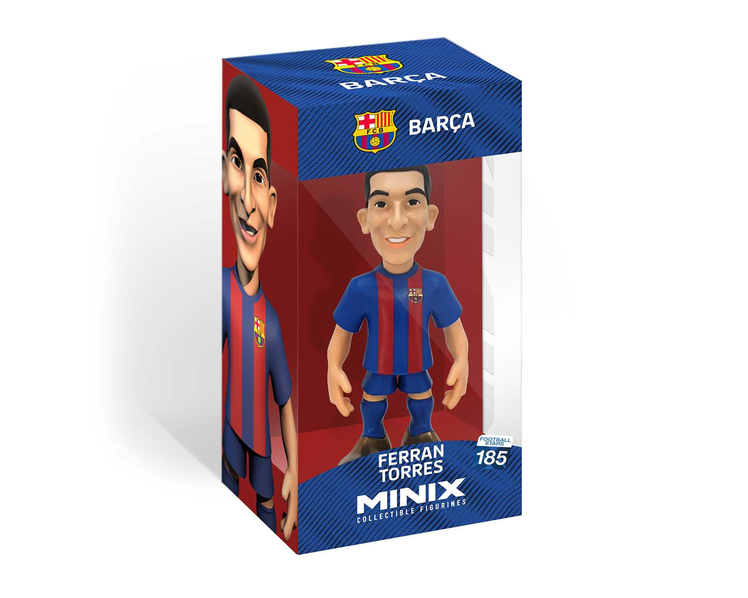Minix - Football Stars #185 - FC Barcelone - Ferran Torres 11 - Figurines PVC 12 cm