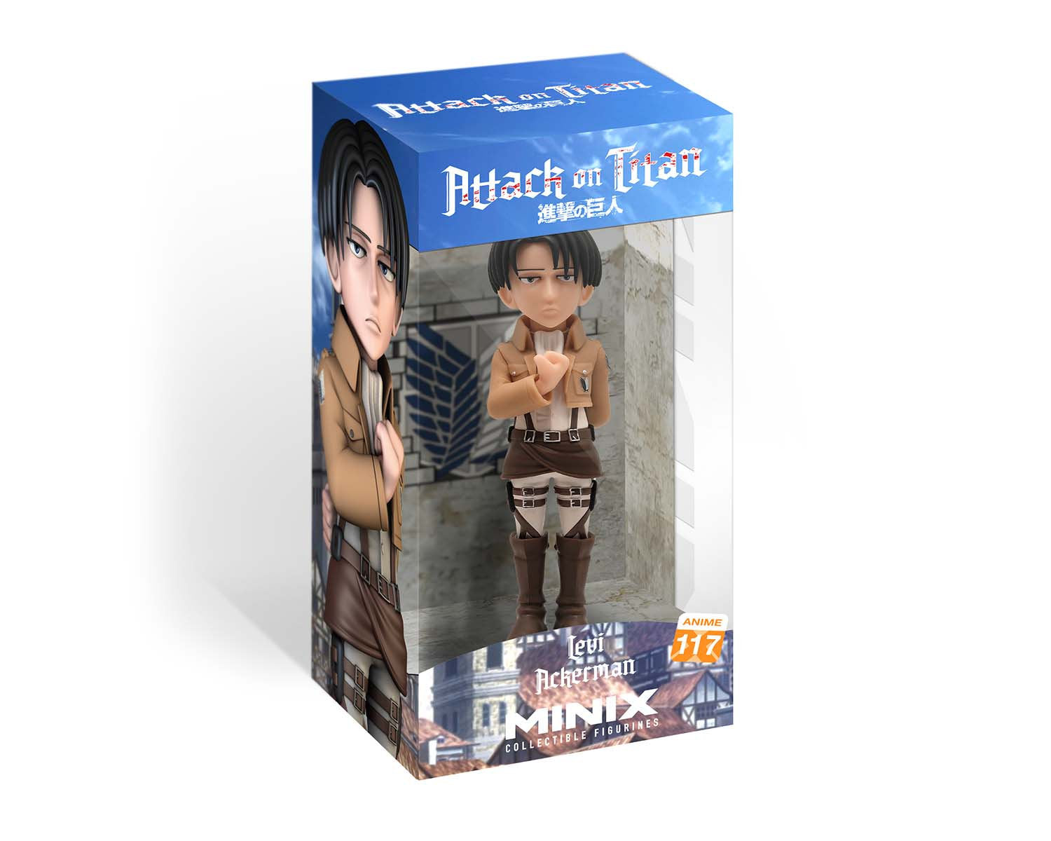Minix - Anime #117 - Attaque des Titans - Levi Ackerman - Figurines PVC 12 cm