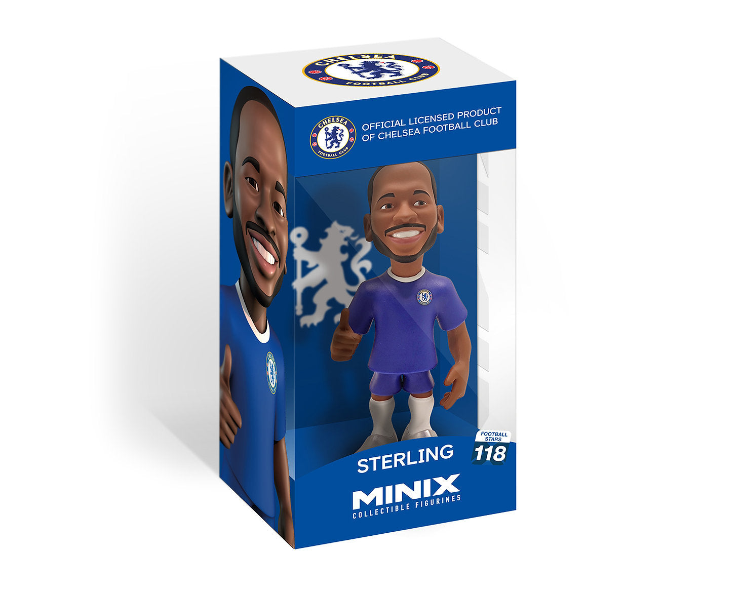 Minix - Football Stars #118 - Chelsea Football Club - Raheem Sterling "17" - Figurine 12cm