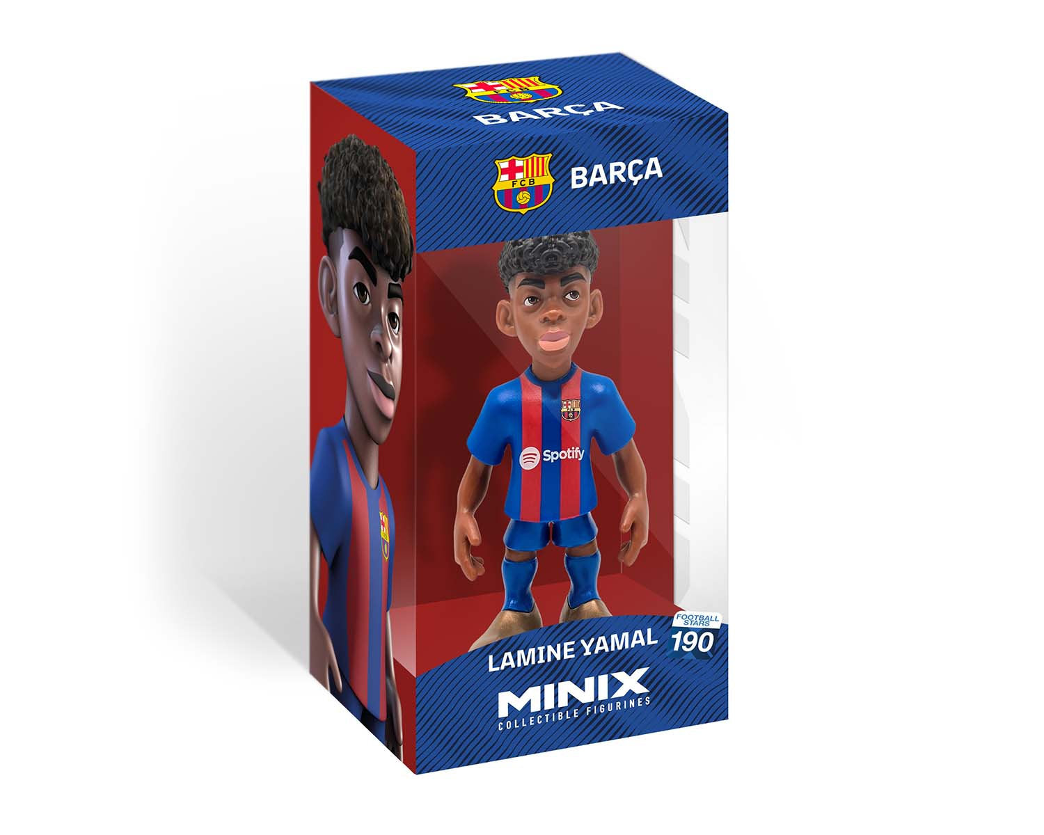 Minix - Football Stars #190 - FC Barcelone - Lamine Yamal - Figurines PVC 12 cm