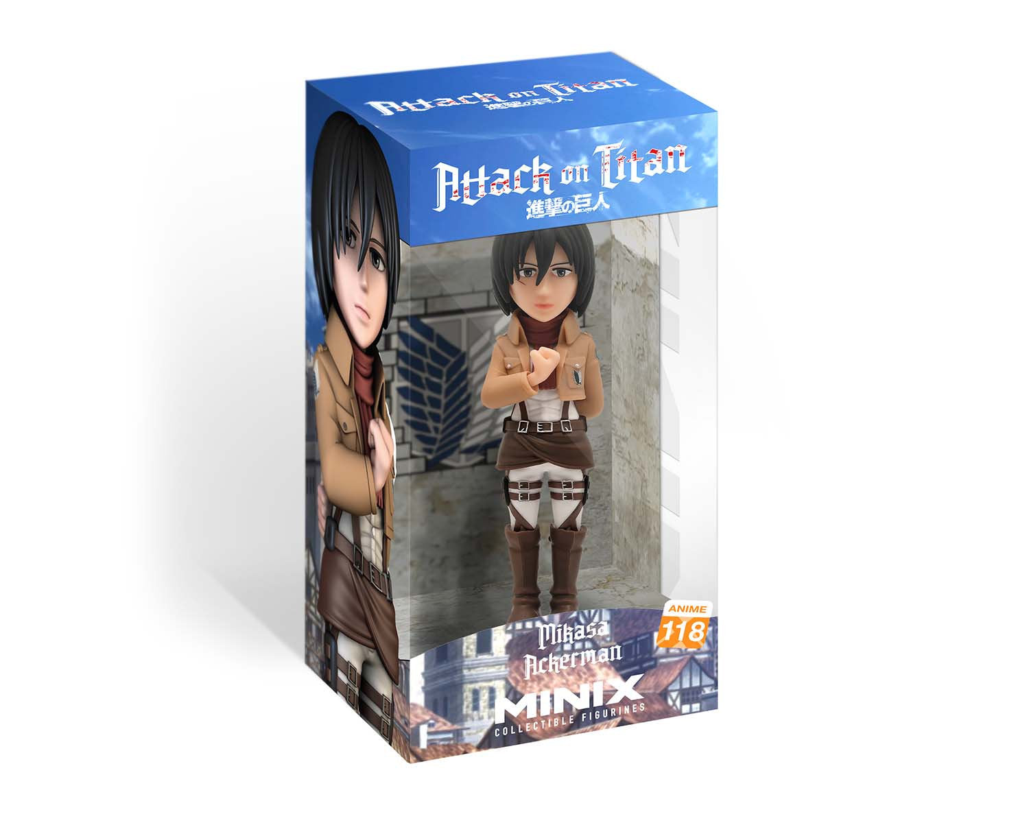 Minix - Anime #118 - Attaque des Titans - Mikasa Ackerman - Figurines PVC 12 cm