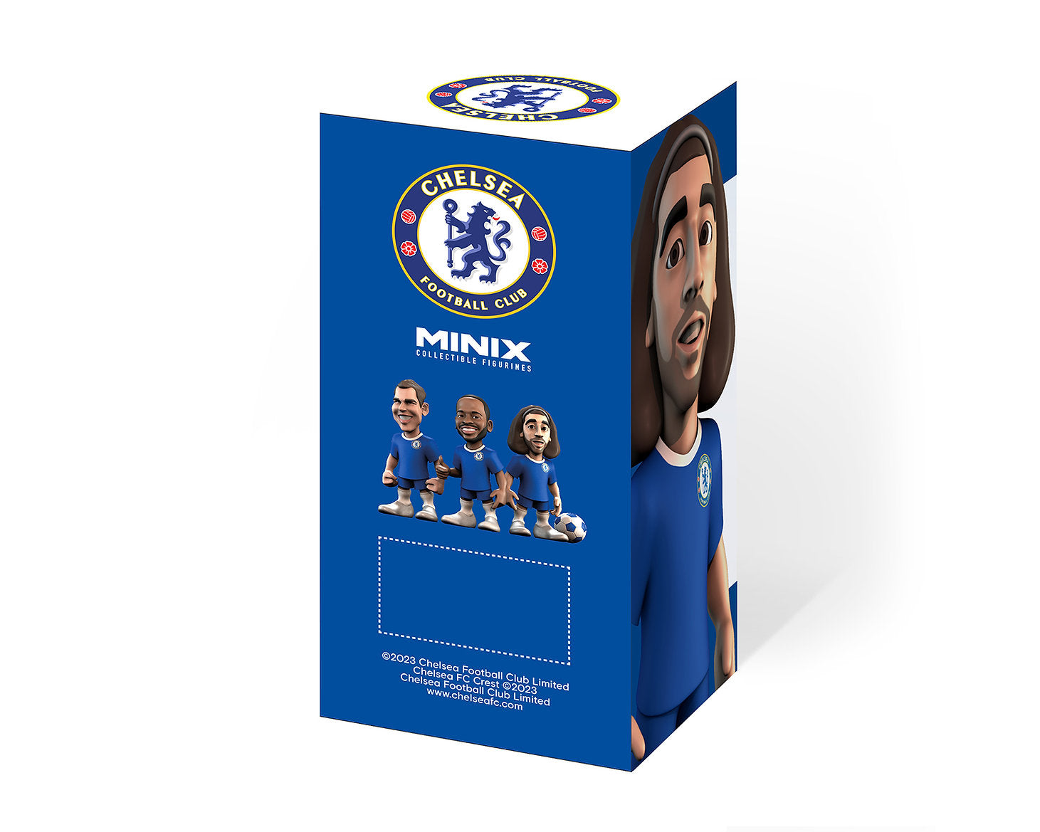 Minix - Football Stars #120 - Figurine PVC 12 cm - Chelsea - Cucurella 32 - flash vidéo
