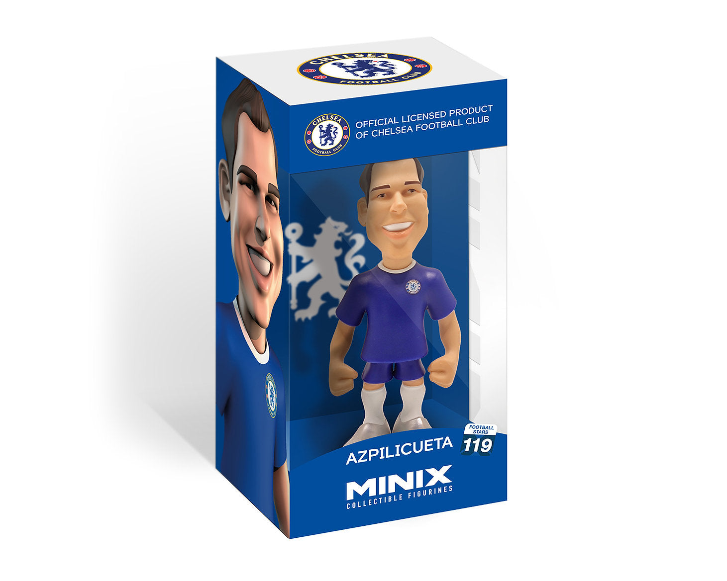 Minix - Football Stars #119 - Chelsea Football Club - César Azpilicueta "28" - Figurine 12cm