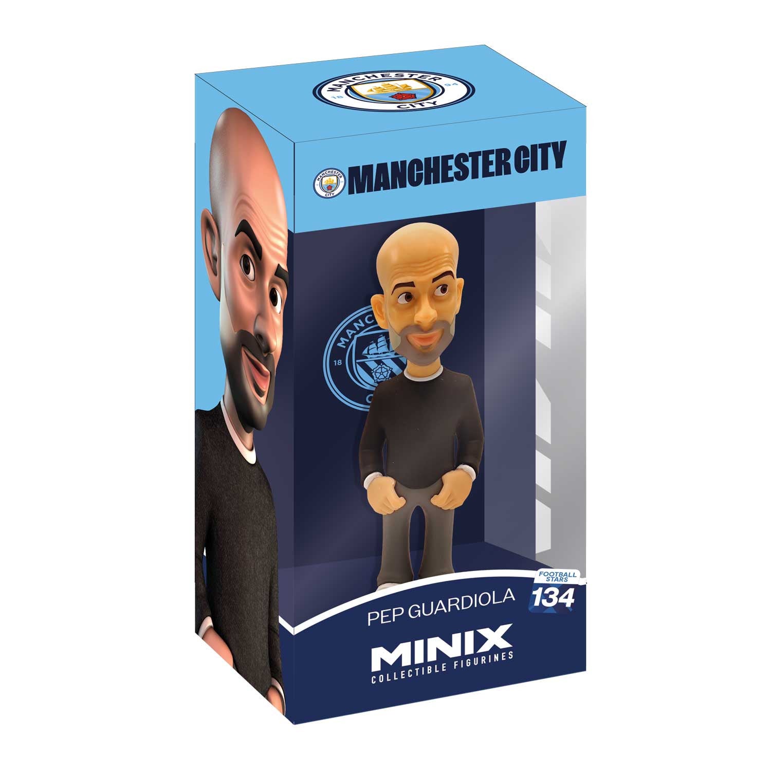 Minix - Football Stars #134 - Manchester City - Pep Guardiola - Figurines PVC 12 cm