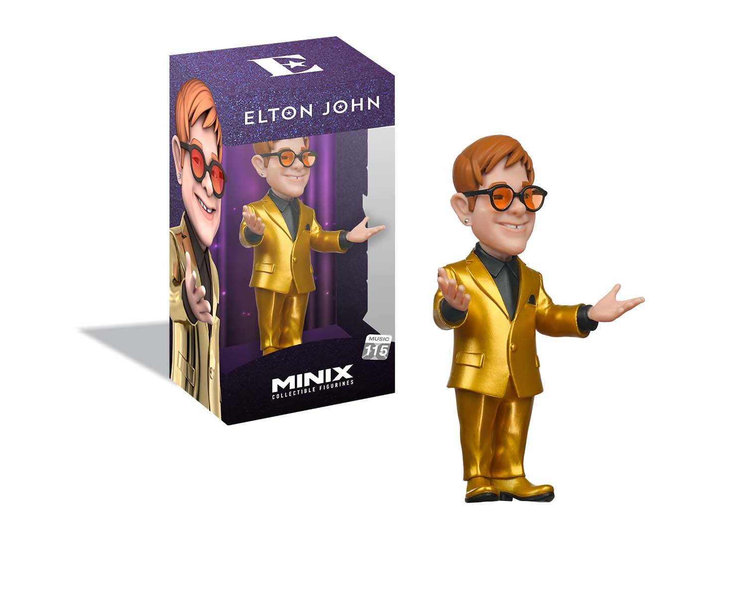Minix - Music #115 - Elton John - Glastonbury 2023 - Figurines PVC 12 cm