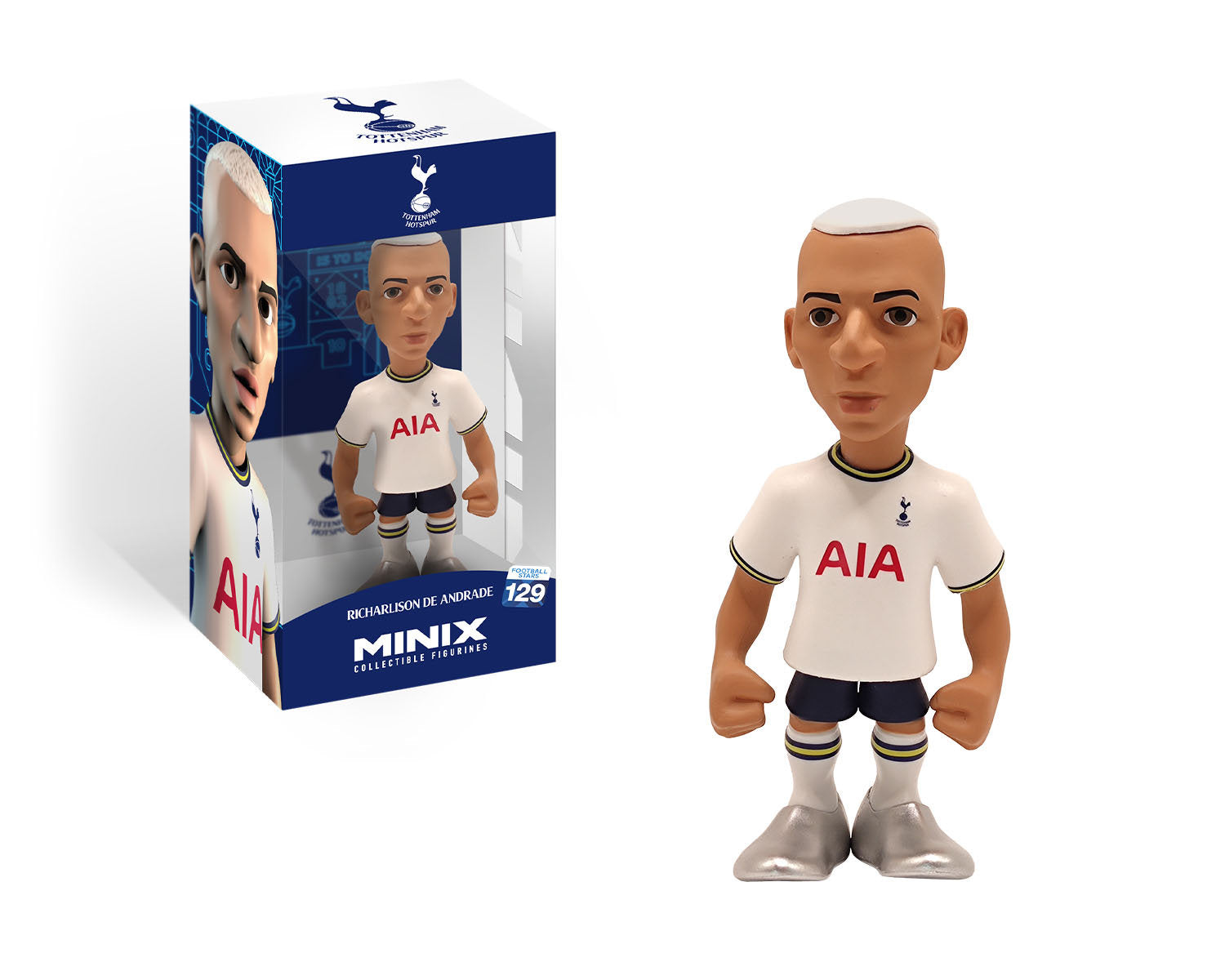 Minix - Football Stars #129 - Tottenham - Richarlison 9 - Figurines PVC 12 cm
