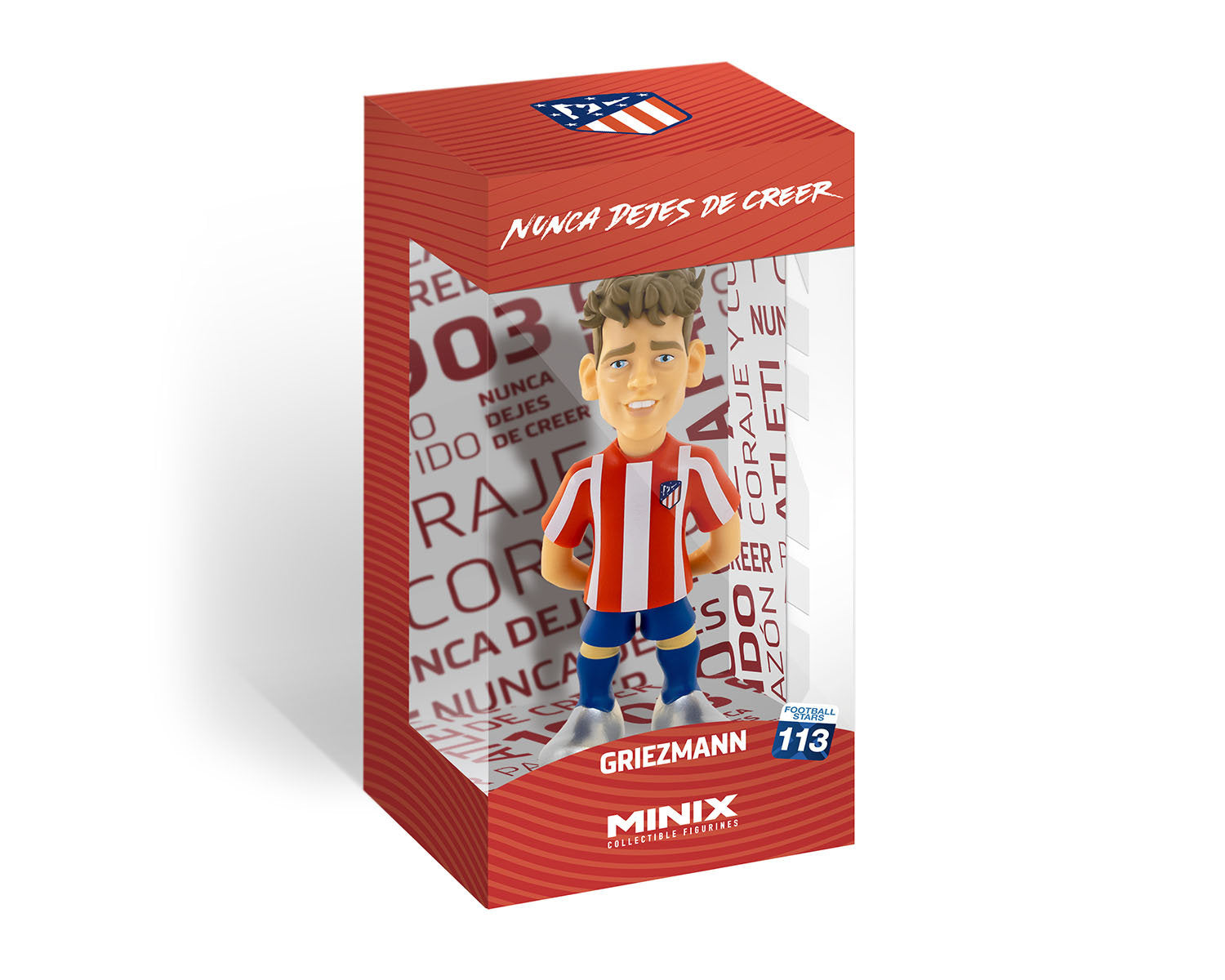 Minix - Football Stars #113 - Atletico Madrid - Griezmann 8 - Figurines PVC 12 cm