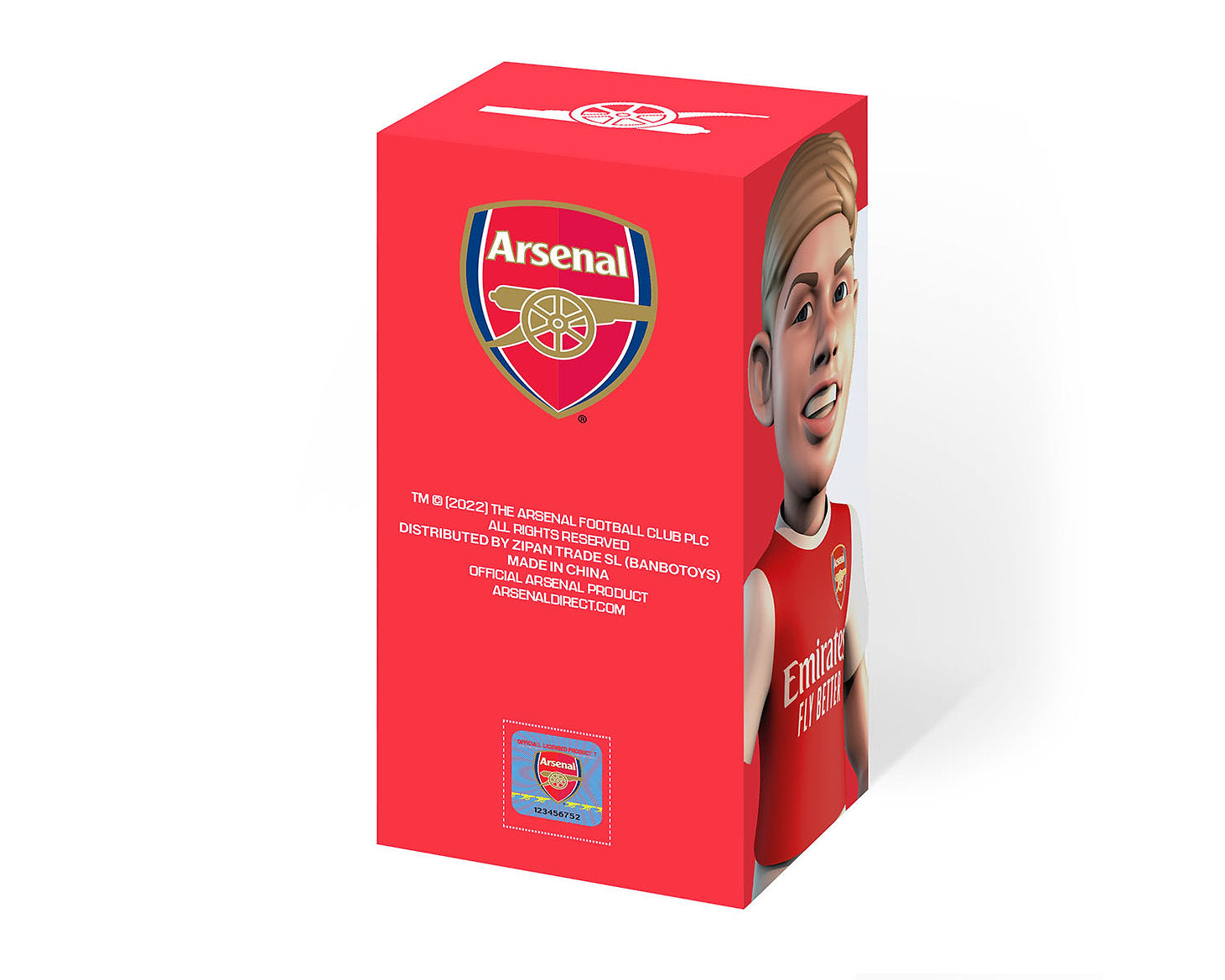 Minix - Football Stars #150 - Figurine PVC 12 cm - Arsenal - Smith Rowe 10 - flash vidéo