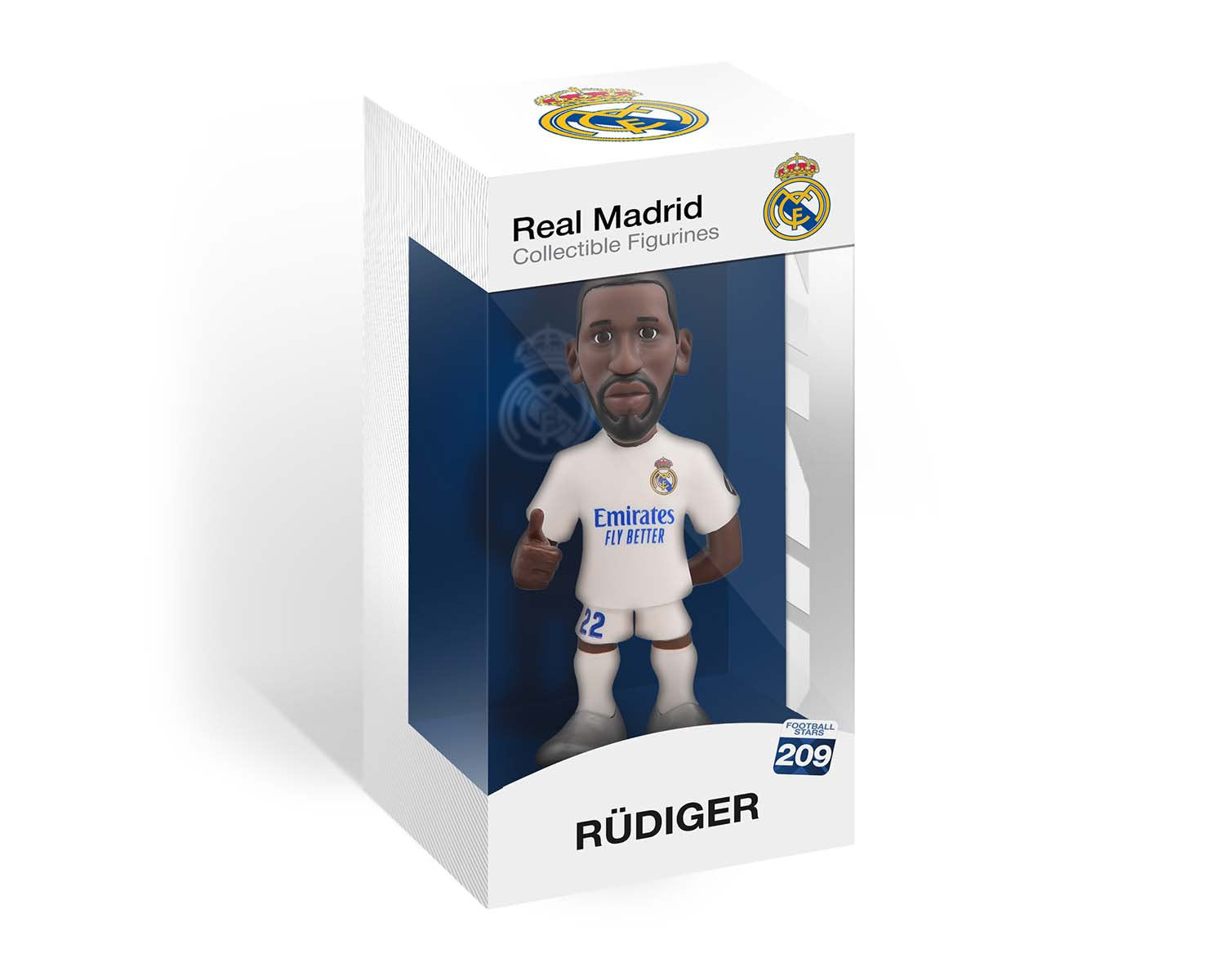 Minix - Football Stars #209 - Real Madrid - Rudiger - Figurines PVC 12 cm