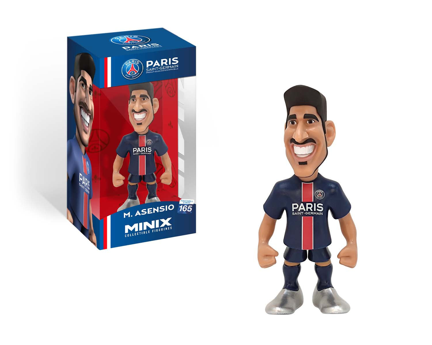 Minix - Football Stars #165 - PSG Asensio 11 - Figurines PVC 12 cm