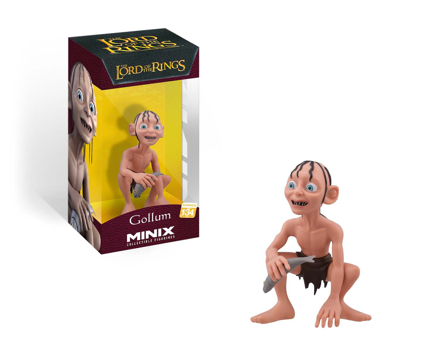 Minix - Movies #134 - Le Seigneur des Anneaux - Gollum - Figurines PVC 12 cm