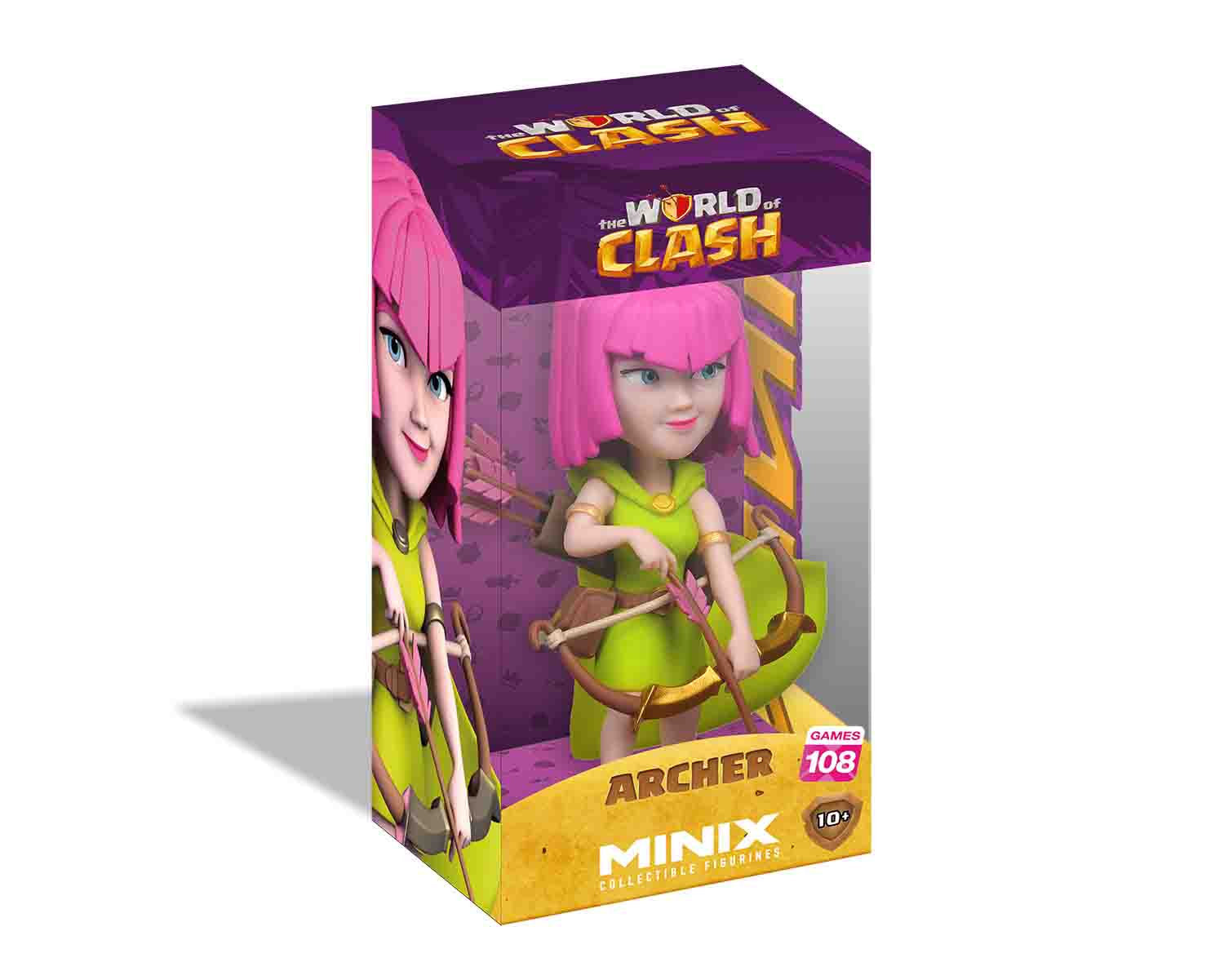 Minix - Video Games #108 - World of Clash - Archer - Figurines PVC 12 cm