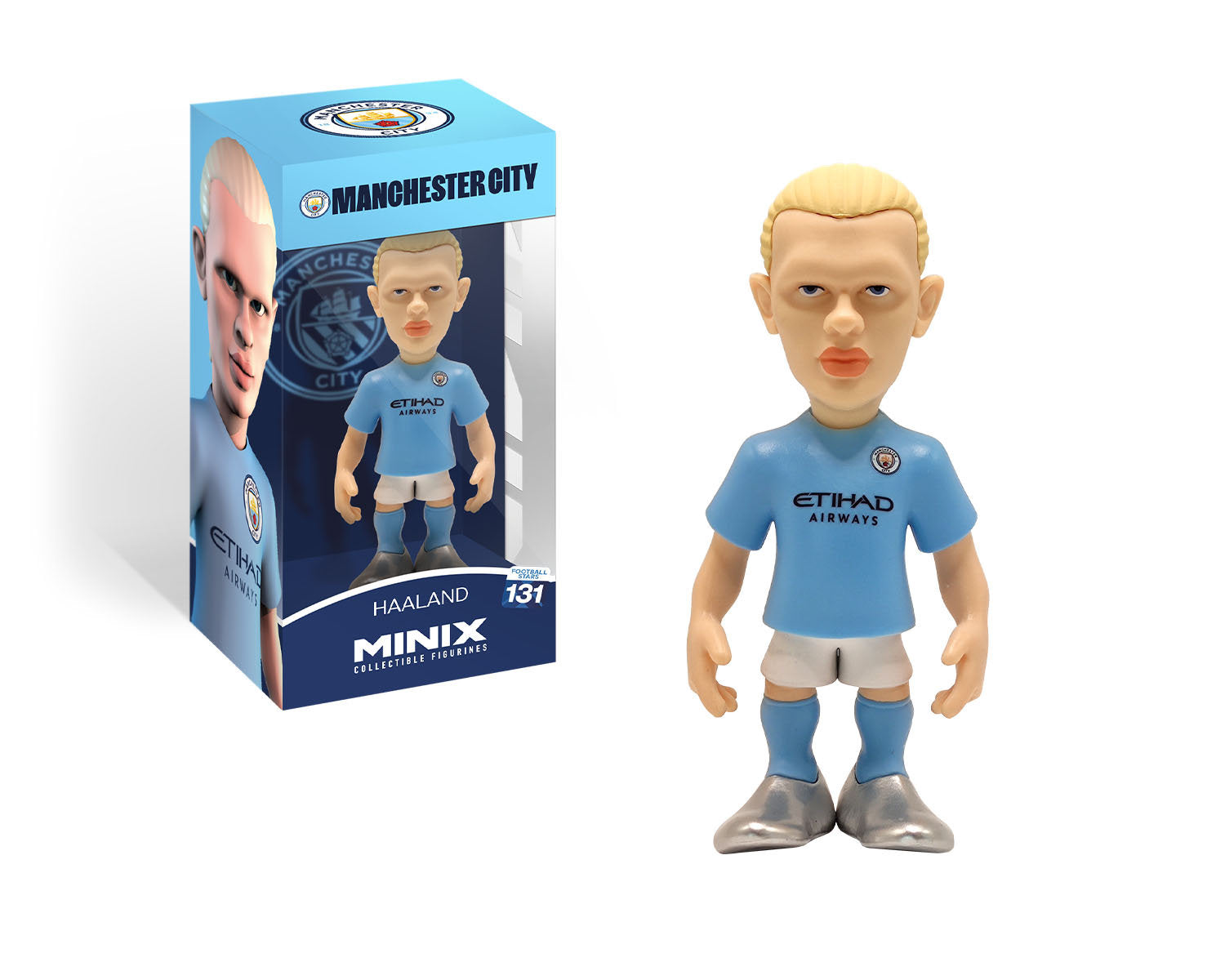 Minix - Football Stars #131 - Manchester City - Haaland 9 - Figurines PVC 12 cm
