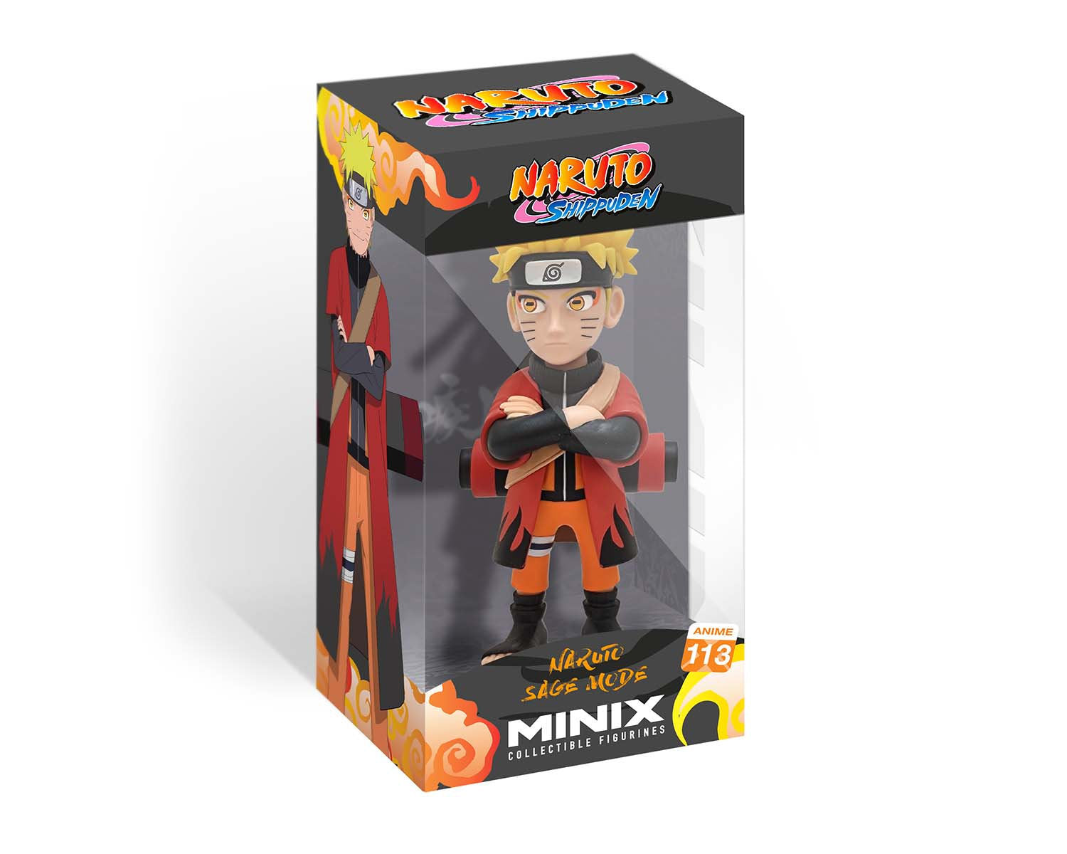 Minix - Anime #113 - Naruto Shippuden - Naruto avec Cape - Figurines PVC 12 cm