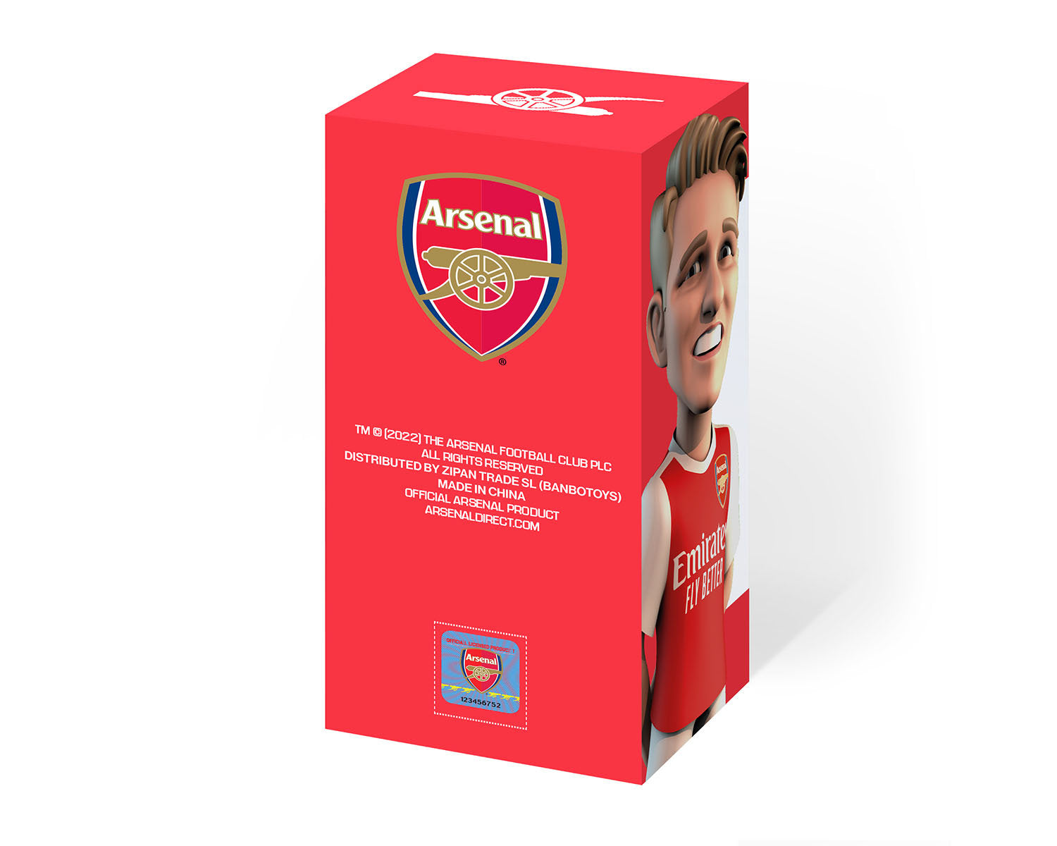 Minix - Football Stars #150 - Arsenal - Odegaard 8 - Figurines PVC 12 cm